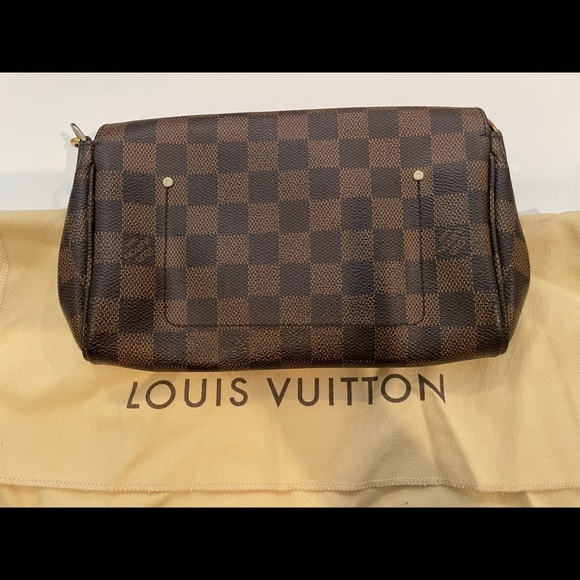 Authentic Louis Vuitton Rare / Discontinued, Shoulder Clutch Damier Ebene MM - Picture 3 of 14